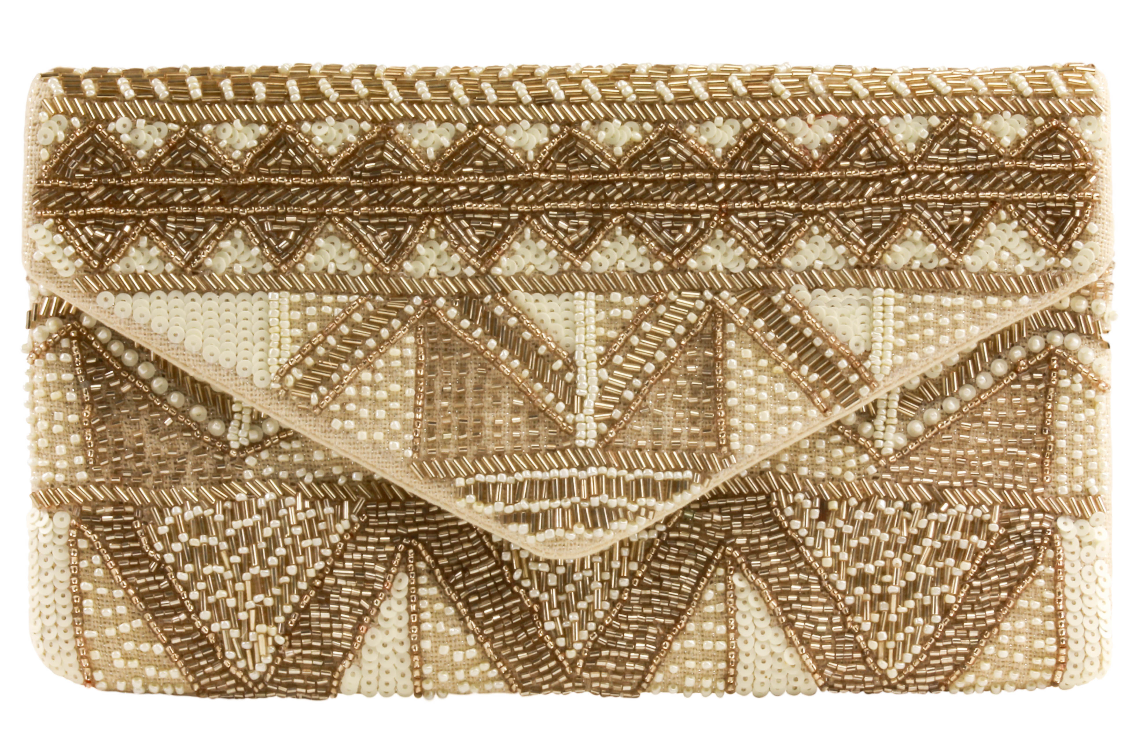 capelli-new-york-clutch-abendtasche-perlen-mit-kette image 1