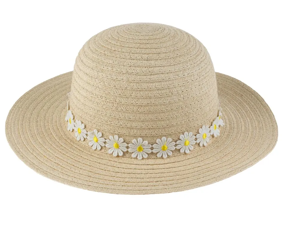capelli-new-york-girls-hats-floppy-hut-daisy-metallic image 1