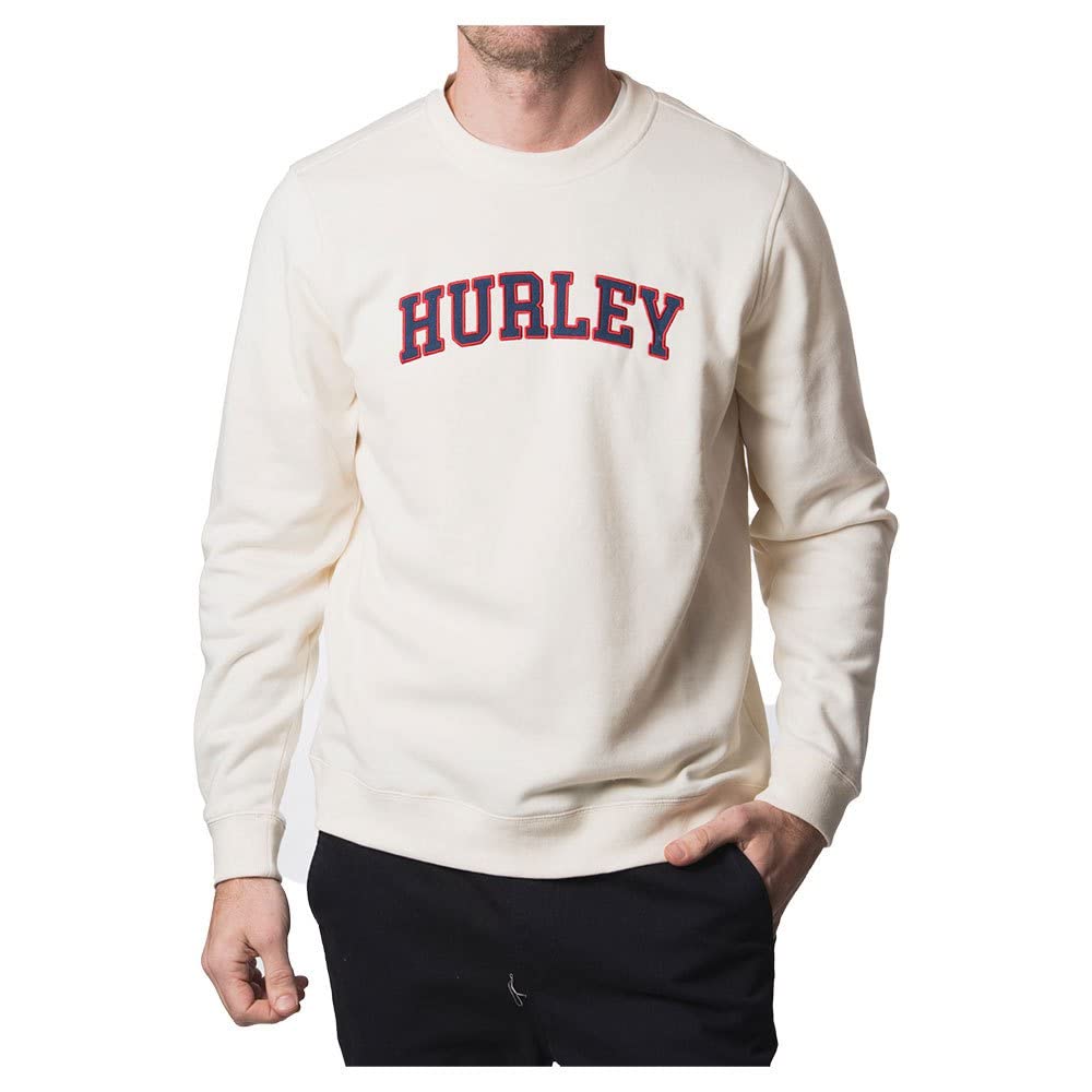 hurley-capetown-varsity-crew-sweatshirt-l-schwarz image 6