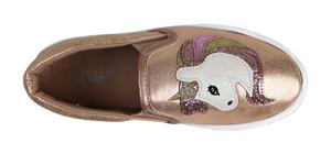 capelli-new-york-girls-sneaker-einhorn-slip-on-ros-gold-gr-1 image 2