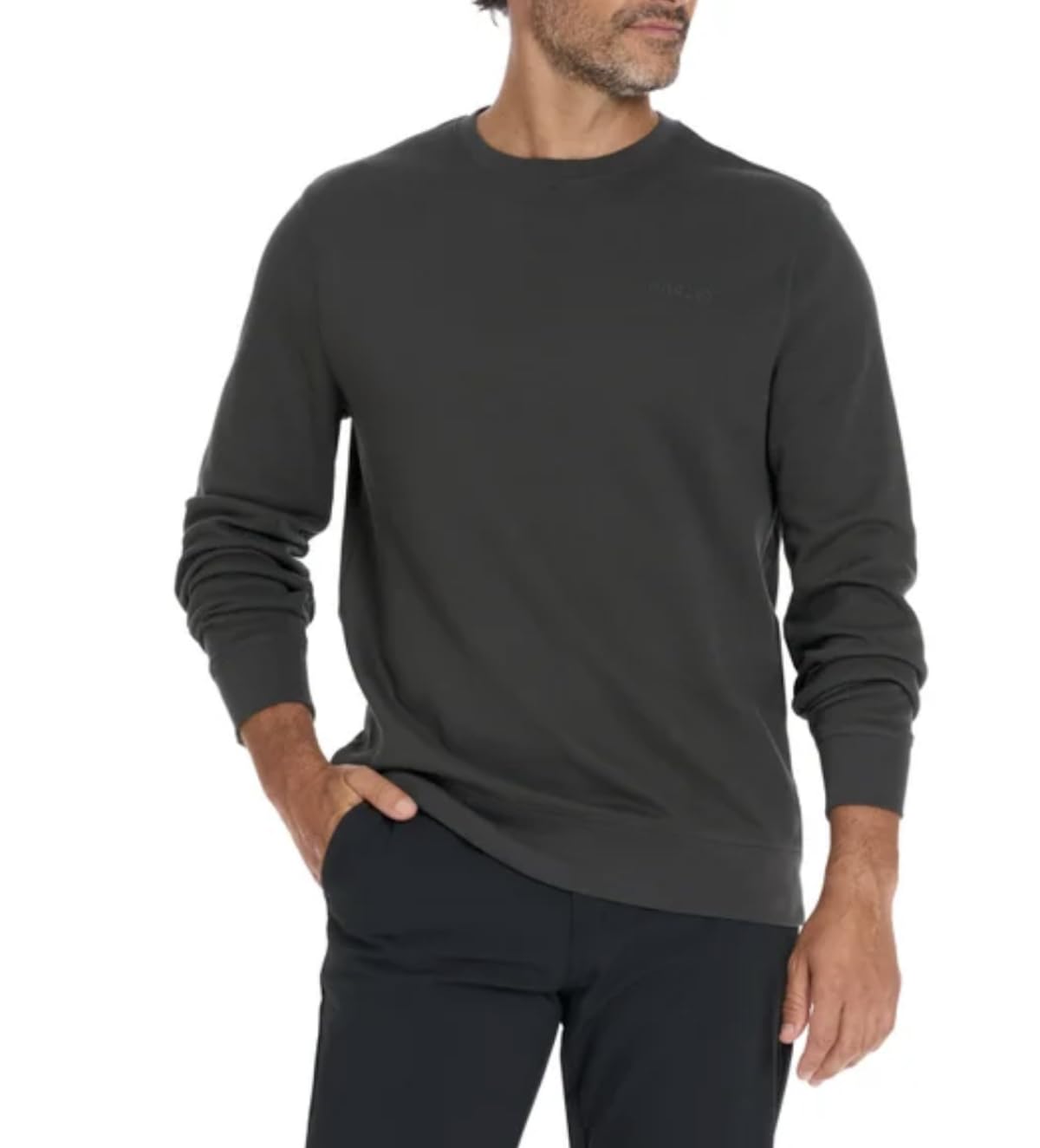 hurley-herren-sweatshirt-rundhals-langarm-gr-m-grau image 5
