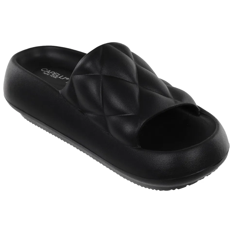 capelli-new-york-quilted-slide-damen-pantoletten-eva-gesteppt image 1