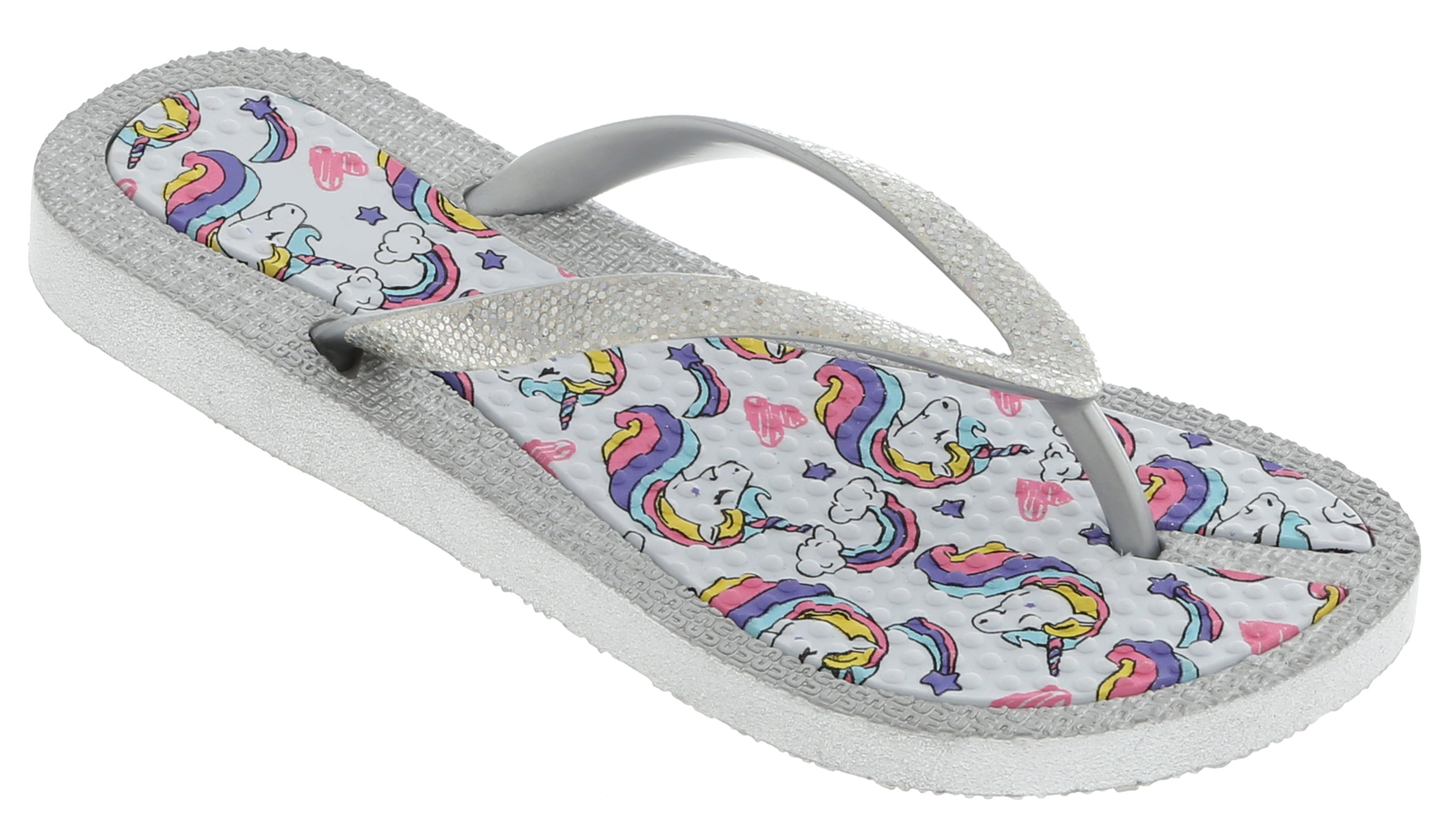 capelli-new-york-girls-glitter-unicorn-flip-flop-einhorn-glitzer image 1
