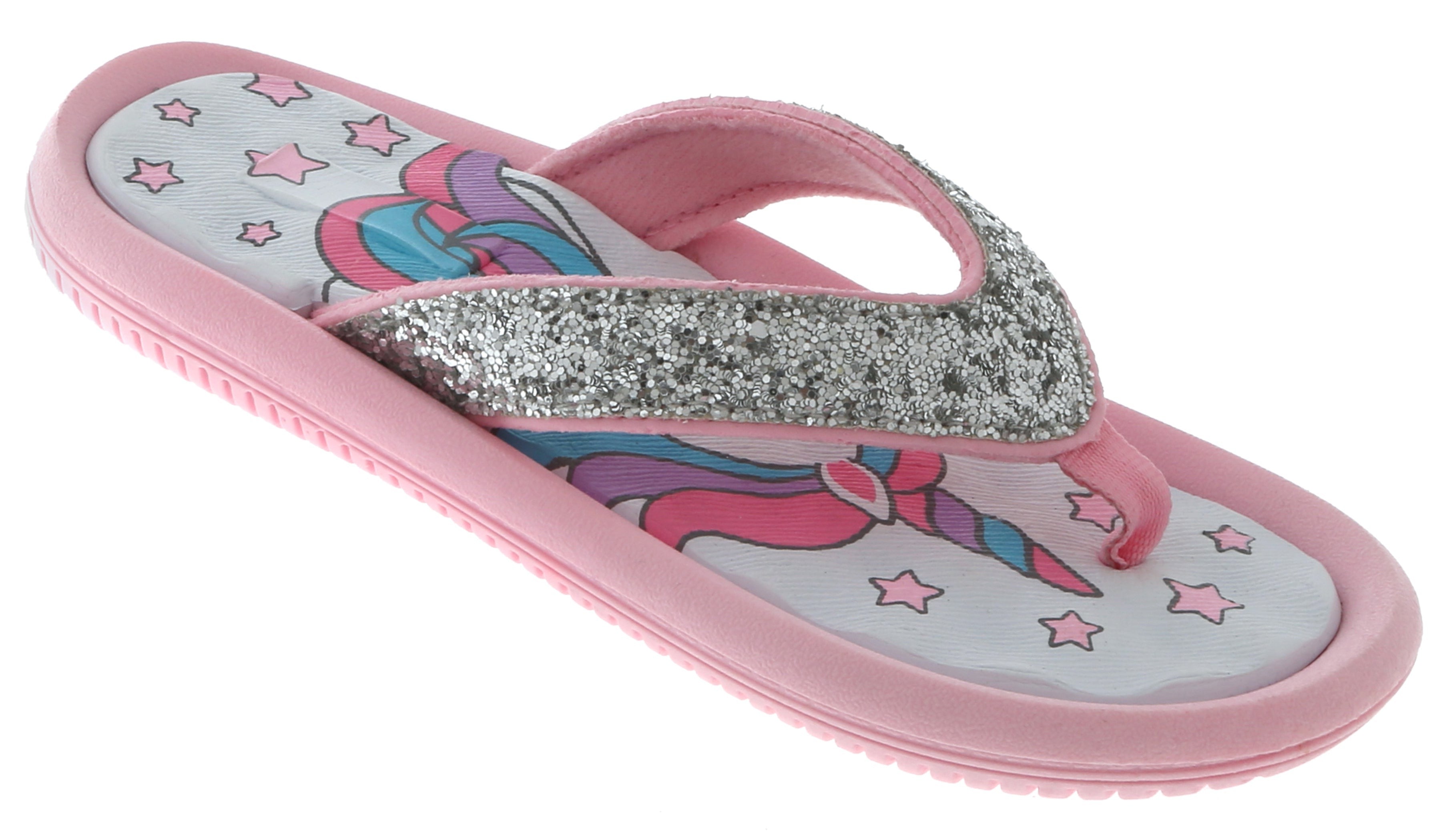 capelli-new-york-glitter-unicorn-flip-flop-m-dchen-einhorn image 1