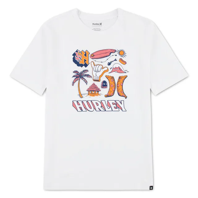 hurley-jungen-grafik-t-shirt-kurzarm-jersey-print image 1