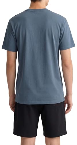hurley-amped-tee-herren-t-shirt-gr-e-s-grey-navy-baumwolle image 8