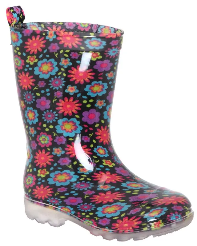 capelli-new-york-girls-floral-jelly-gummistiefel-regenstiefel image 1
