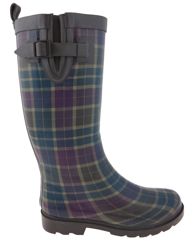 capelli-new-york-ladies-rain-boots-karo-gummistiefel-hoch image 4