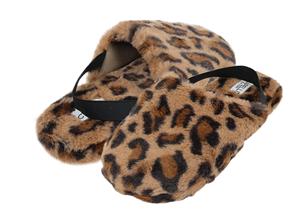 capelli-new-york-cheetah-hausschuhe-damen-kunstfell-leo-slide image 2