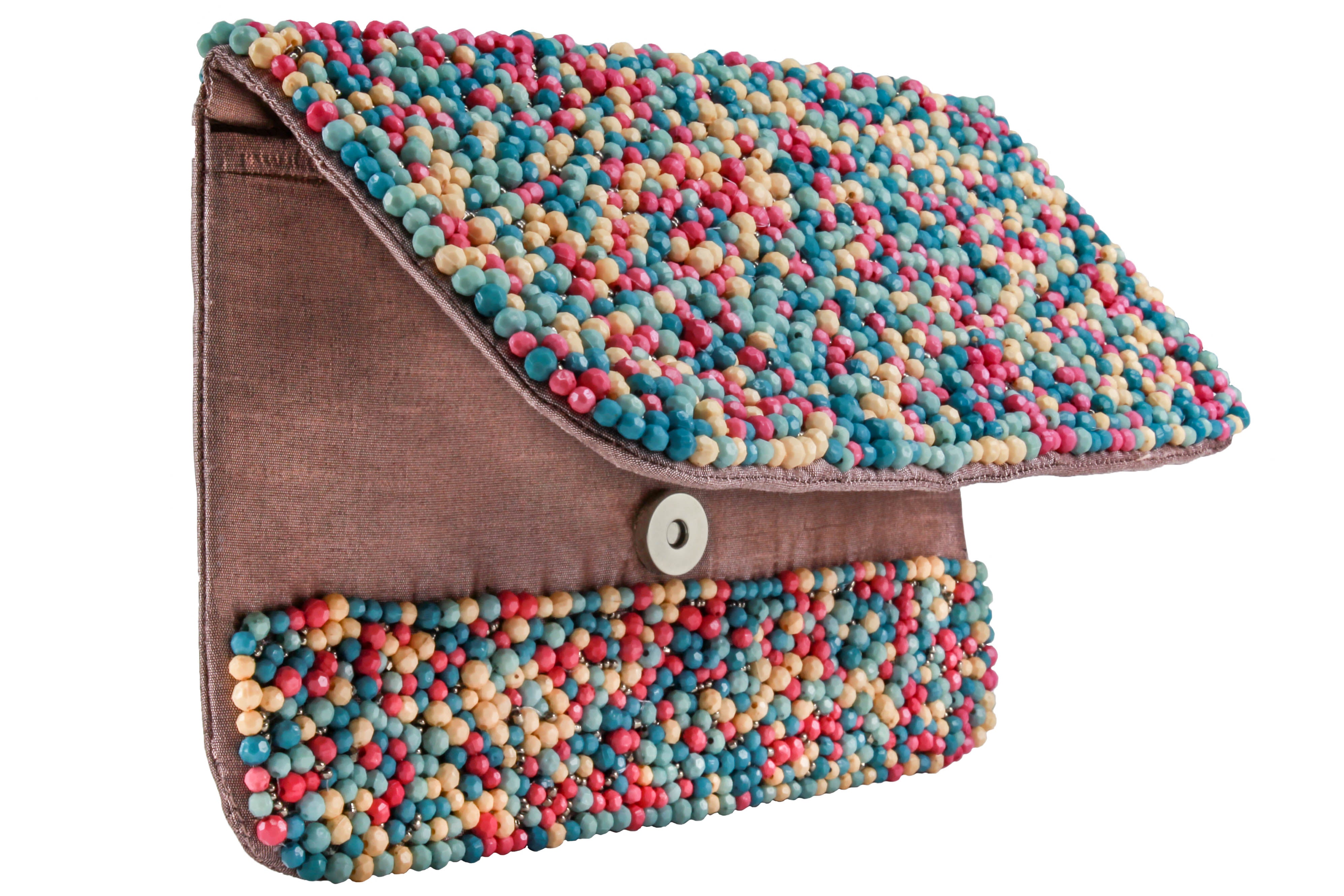 capelli-new-york-beaded-clutch-perlen-abendtasche image 4