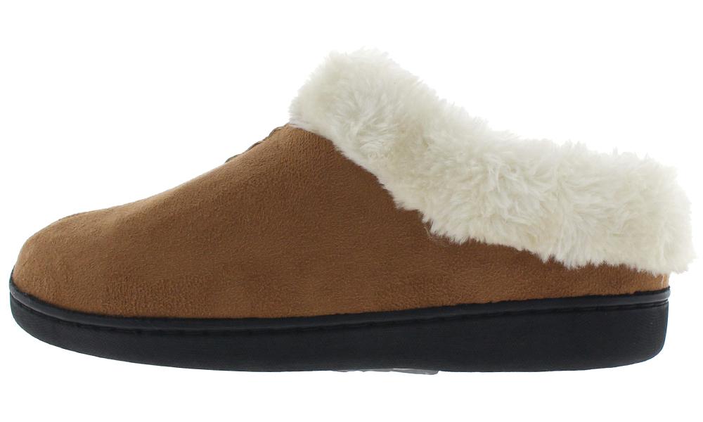 capelli-new-york-ladies-clogs-kunstfell-pantoffeln-chestnut image 4
