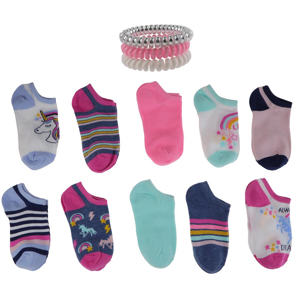 capelli-new-york-girls-socks-einhorn-10er-pack-no-show-s-m image 1