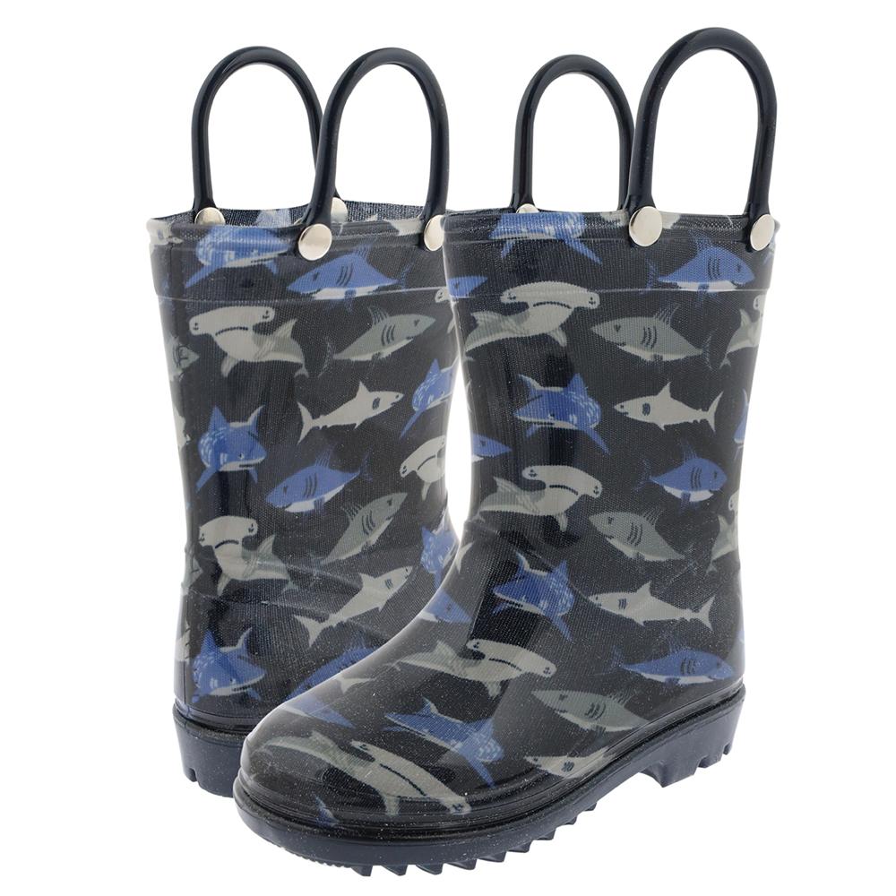 capelli-new-york-shark-regenstiefel-kinder-hai-print-gummi image 2