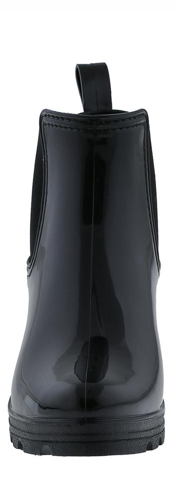 capelli-new-york-jodhpur-gummistiefel-damen-gl-nzend-schwarz image 4