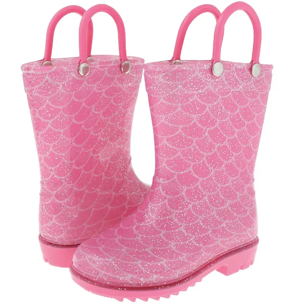 capelli-new-york-mermaid-gummistiefel-kleinkind-silber-glitzer image 1