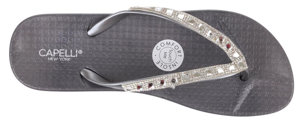 capelli-new-york-ladies-flip-flops-zehentrenner-strass-gr-8 image 4