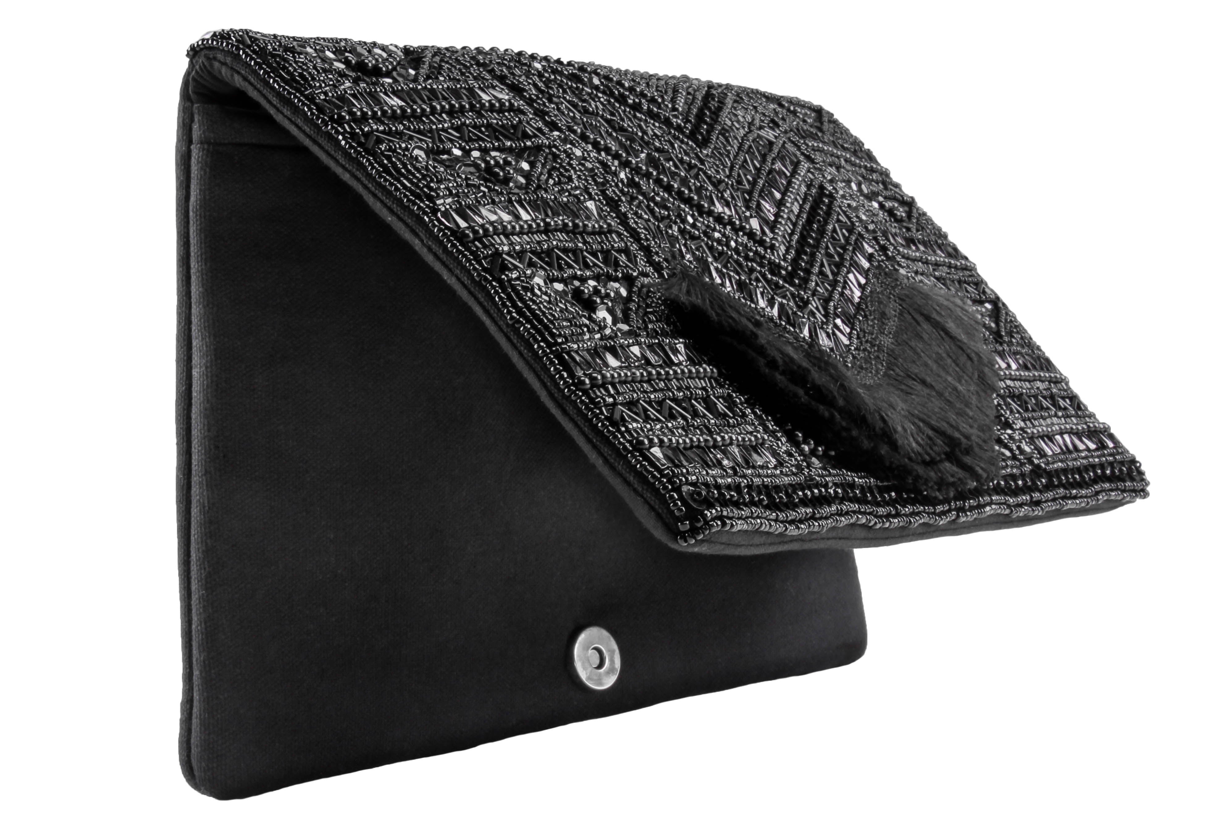 capelli-new-york-ladies-handbags-beaded-clutch-perlen image 4