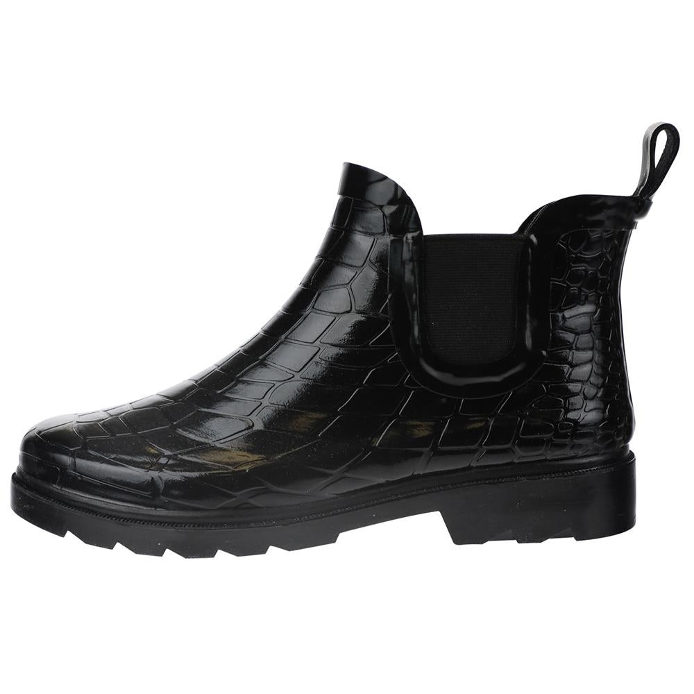 capelli-new-york-ladies-shiny-croco-regenstiefel-kurz-gl-nzend image 4