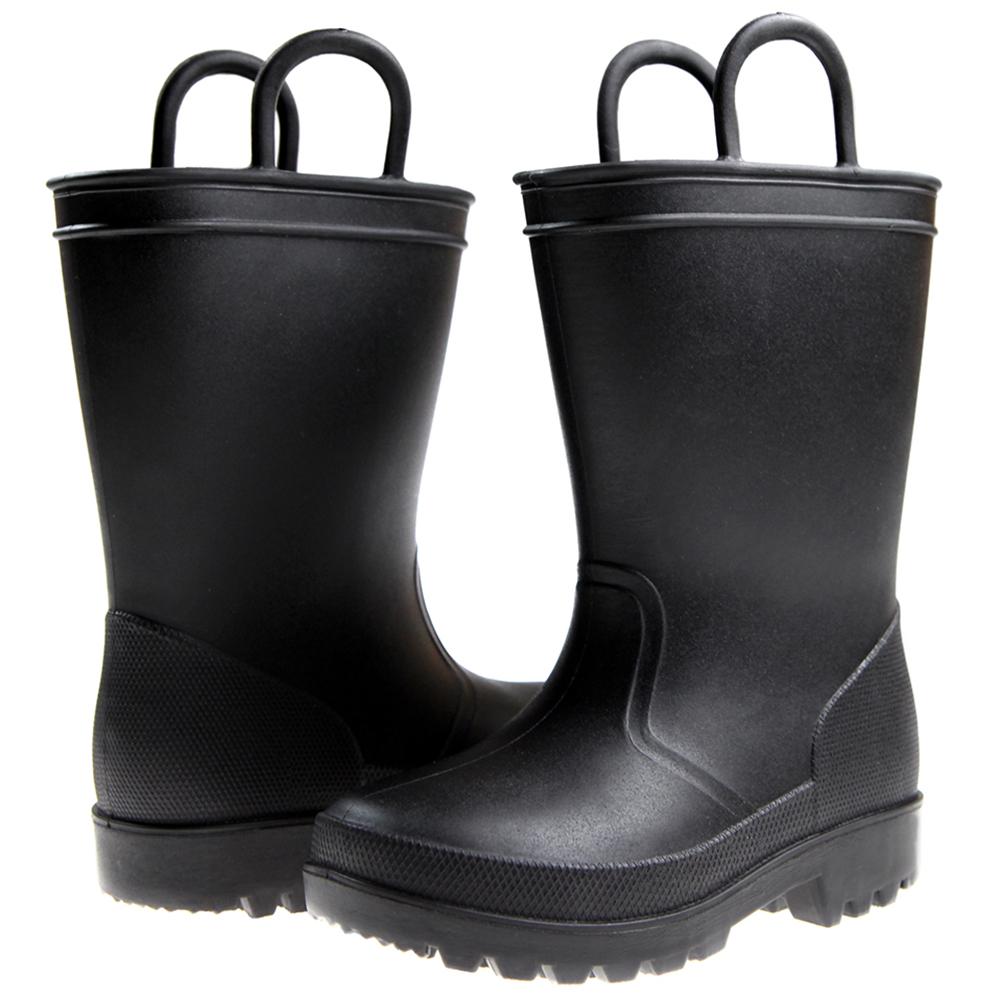 capelli-new-york-toddler-boys-matte-gummistiefel-schwarz image 3
