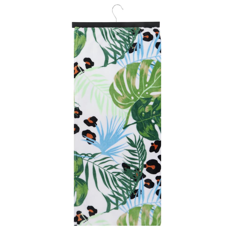 capelli-new-york-decke-jungle-leaves-leopard-60x70 image 2