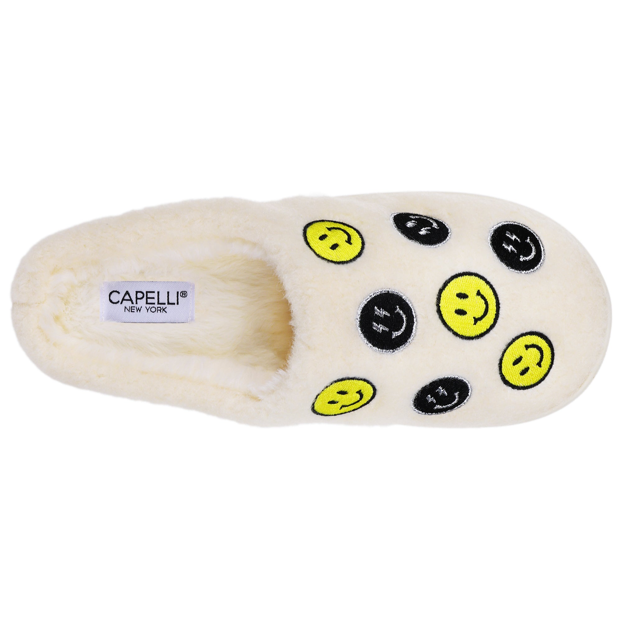 capelli-new-york-wool-scuff-smiley-hausschuhe-gr-medium image 2