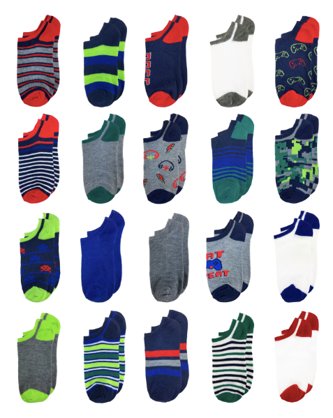 capelli-new-york-gamer-vibes-no-show-socken-20er-pack image 1