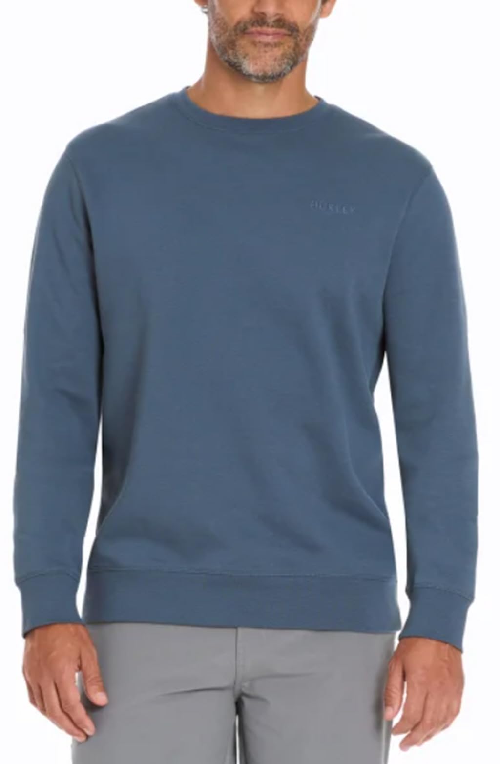 hurley-herren-sweatshirt-rundhals-langarm-gr-m-grau image 1