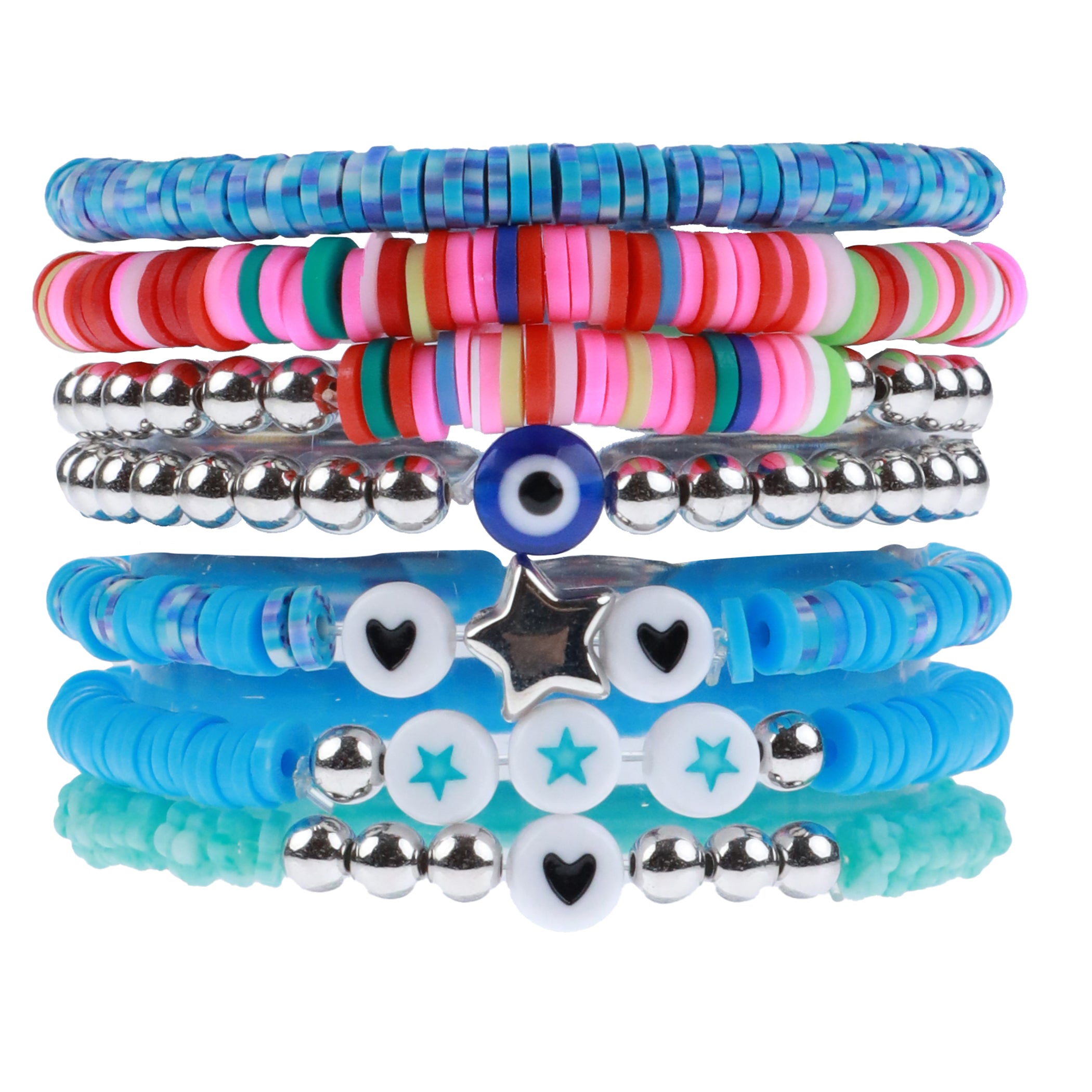 capelli-new-york-girls-jewelry-mixed-7pk-armband-set-perlen image 2