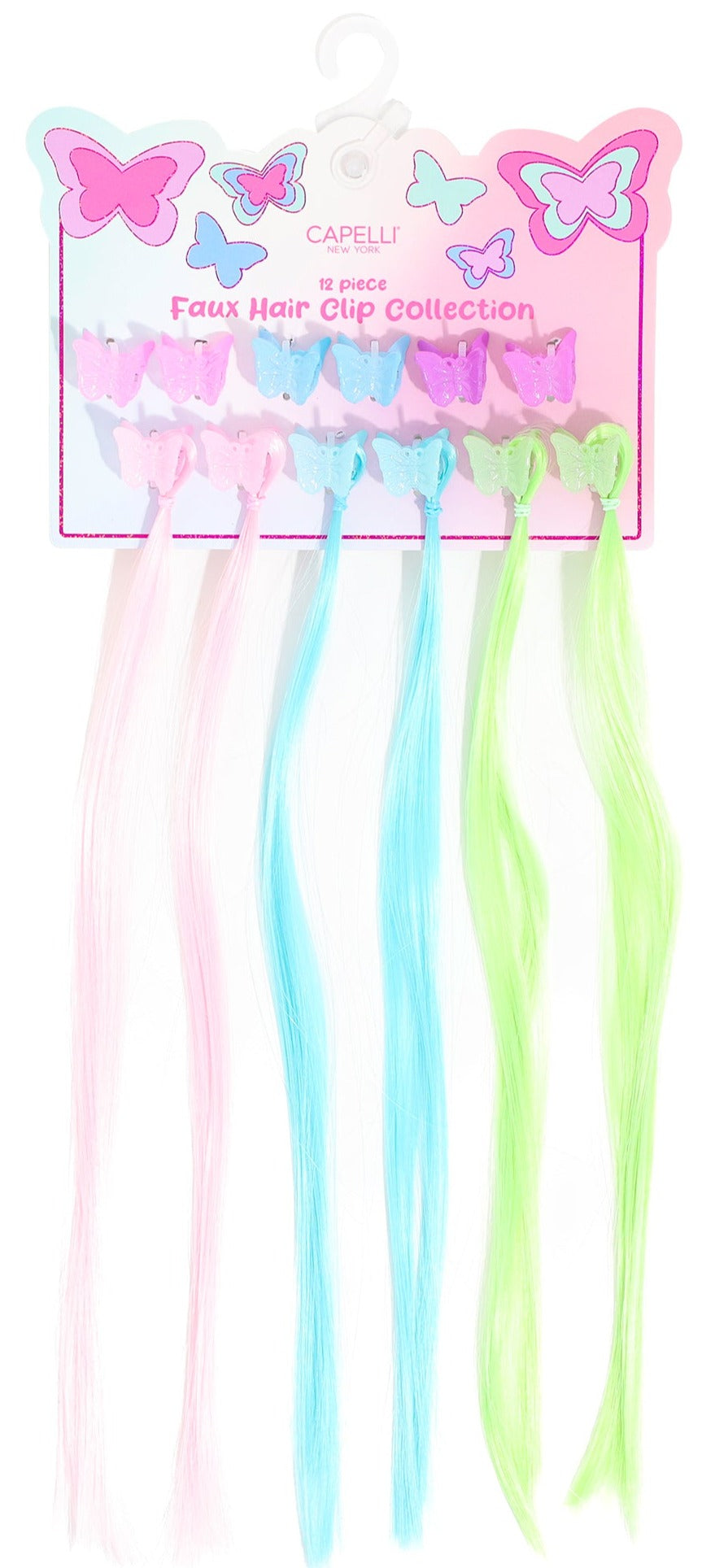 capelli-new-york-butterfly-clips-pastel-12er-haarspangen image 1