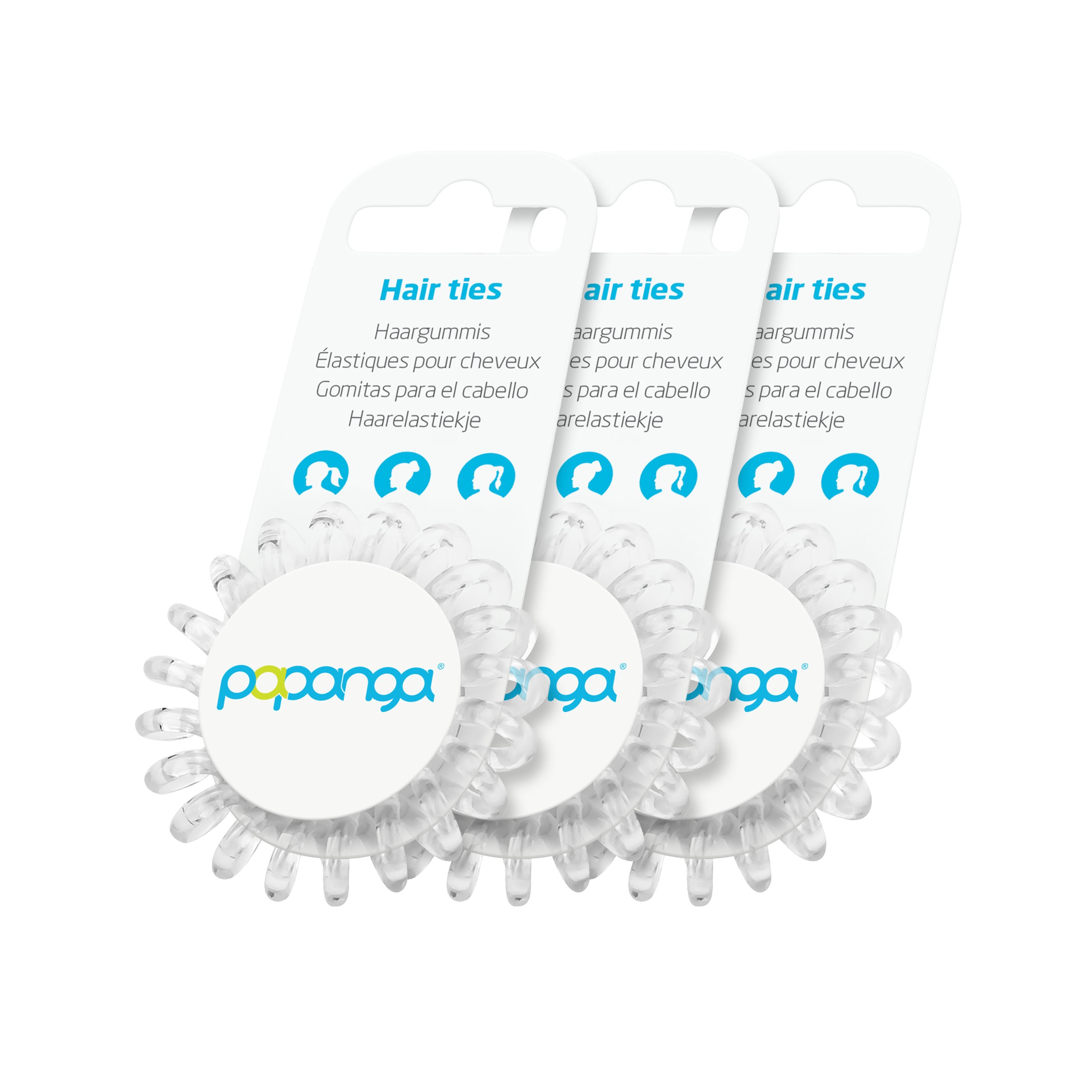 papanga-classic-edition-spiral-haargummi-small-4er-diamond-schwarz-wasserfest image 2