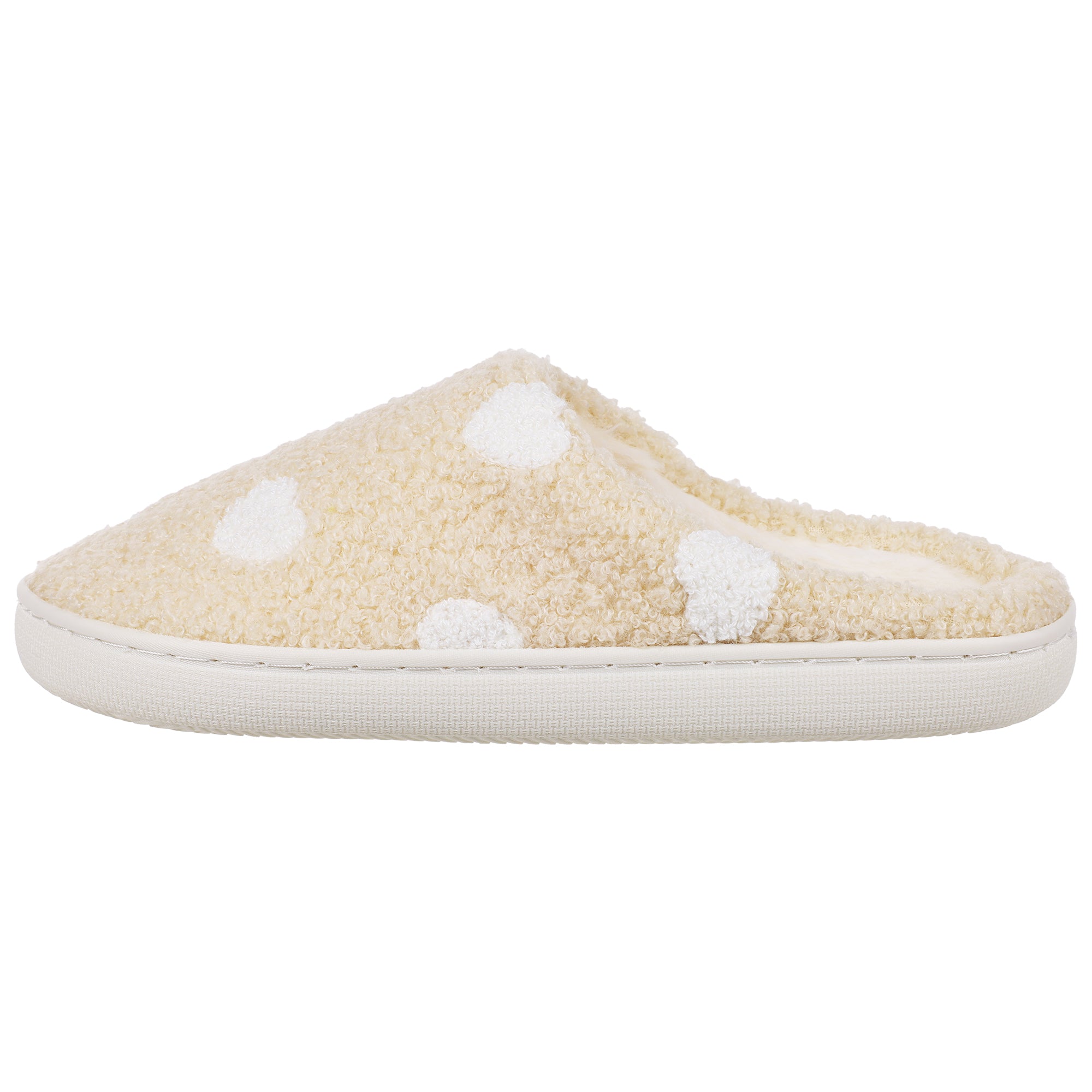 capelli-new-york-hausschuhe-herz-berber-pantoffeln-creme image 4
