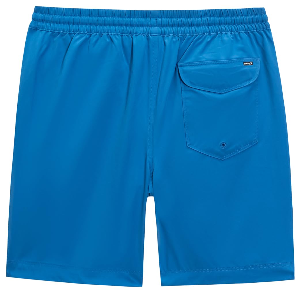 hurley-solid-volley-boardshorts-badeshorts-blue-brown-schnelltrocknend image 4