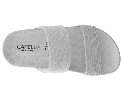 capelli-new-york-girls-flip-flops-silver-glitter-sandale-silber image 4