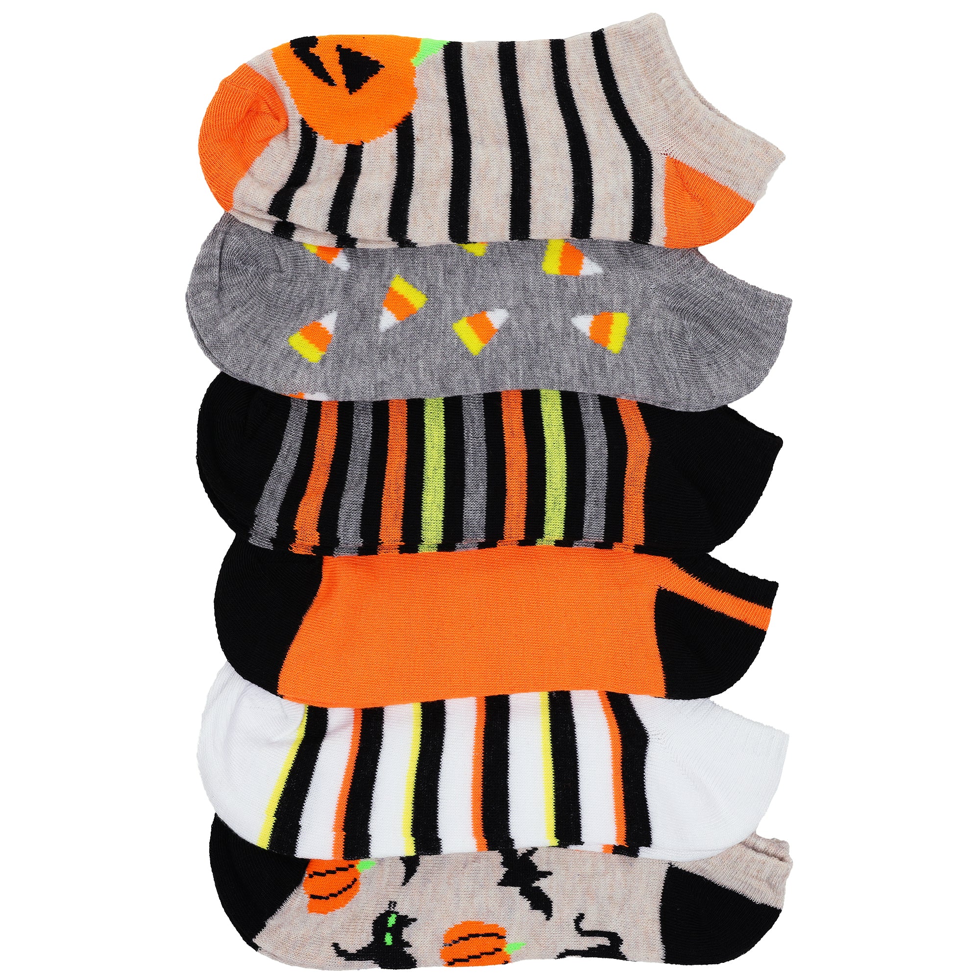 capelli-new-york-ladies-sneaker-socken-halloween-6er-pack image 2