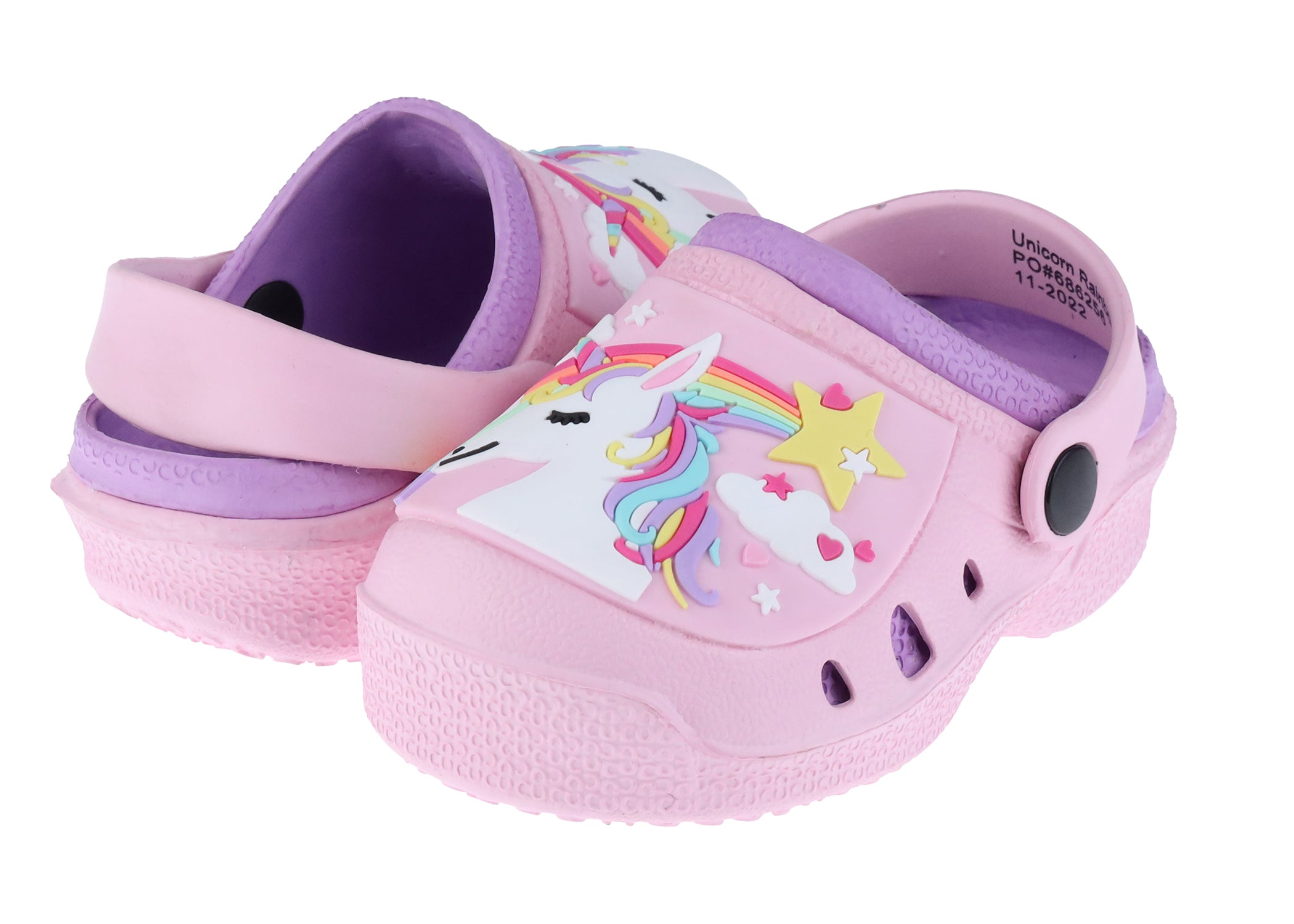 capelli-new-york-toddler-girls-clogs-unicorn-clogs-two-tone image 2