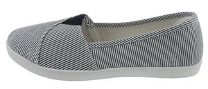capelli-new-york-sneaker-damen-slip-on-stoff-grau-muster image 3