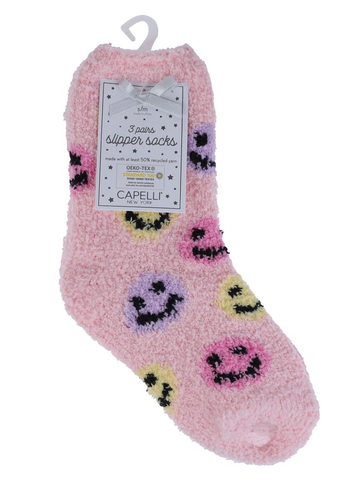capelli-new-york-ladies-socks-multi-smileys-3pk-socken-3er-pack-bunt image 3