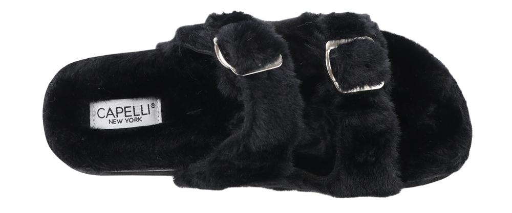 capelli-new-york-double-strap-slide-fell-pantoletten-gr-6 image 4
