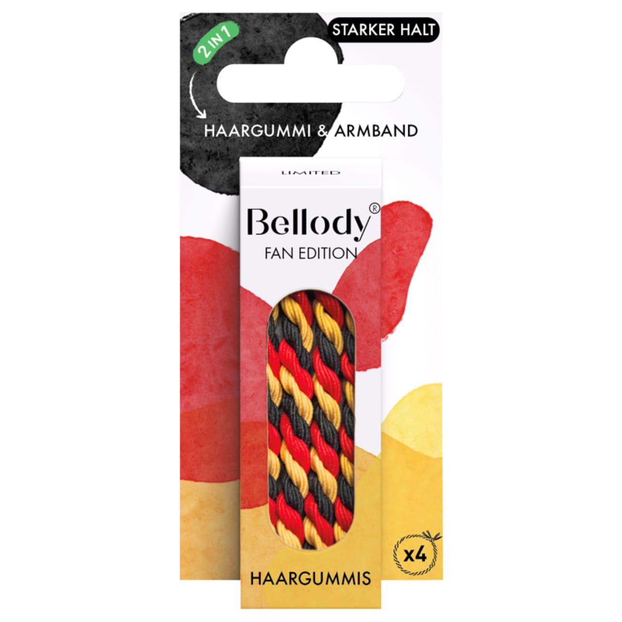bellody-haargummis-classic-black-4-st-ck-schwarz image 2