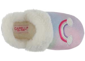 capelli-new-york-girls-slippers-boa-hausschuhe-regenbogen image 4