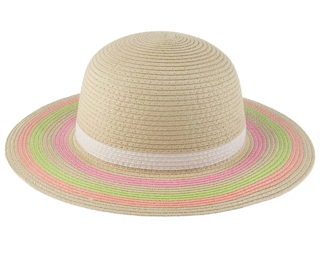 capelli-new-york-girls-hats-sommer-stripe-floppy-hut-papier image 1