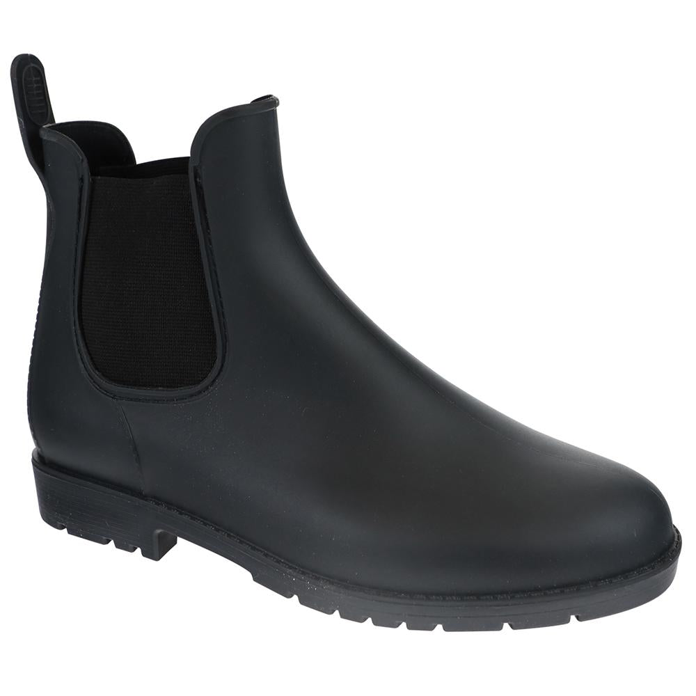 capelli-new-york-chelsea-regenstiefel-damen-schwarz-matt-gummi image 1