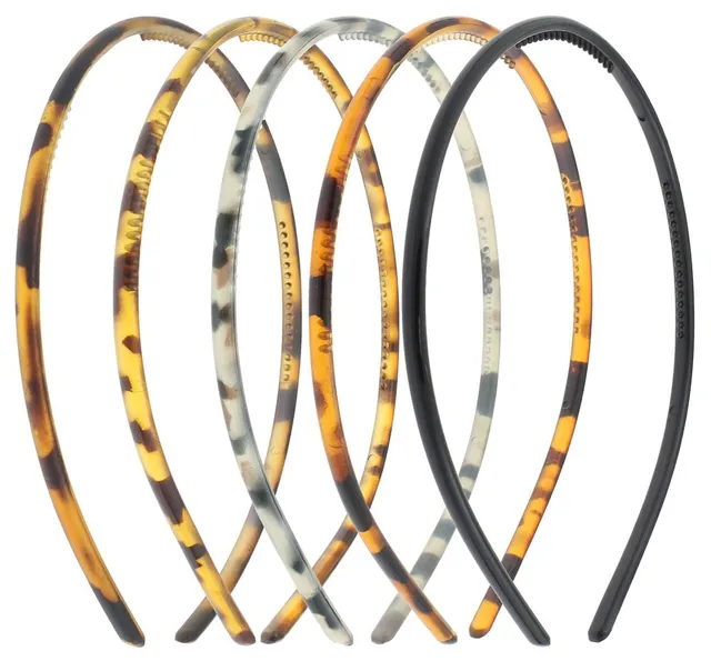 capelli-new-york-ladies-hair-accessories-haarreif-5er-set image 1
