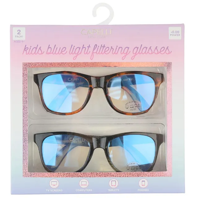 capelli-new-york-glasses-blaulichtbrille-kinder-2er-pack-wayfarer image 1