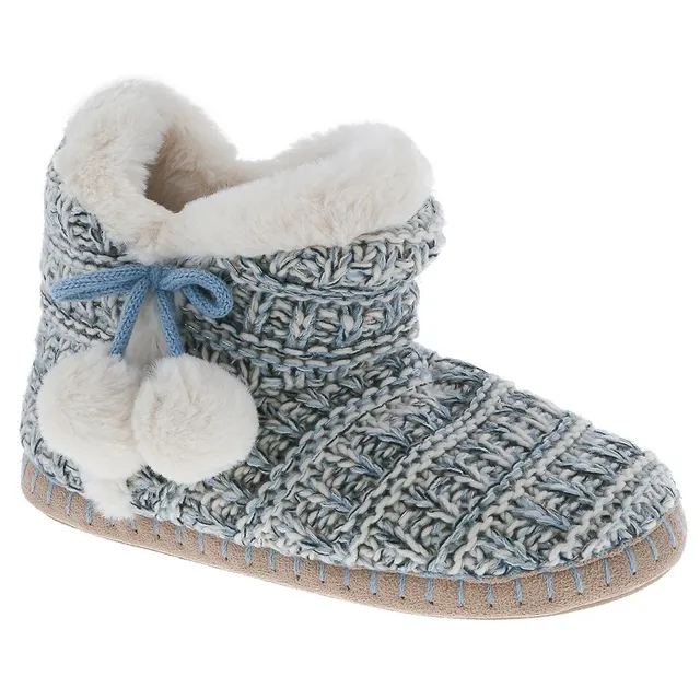 capelli-new-york-slipper-boots-damen-strick-fell-pompons image 1