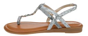 capelli-new-york-snakeskin-zehentrenner-damen-beige image 3