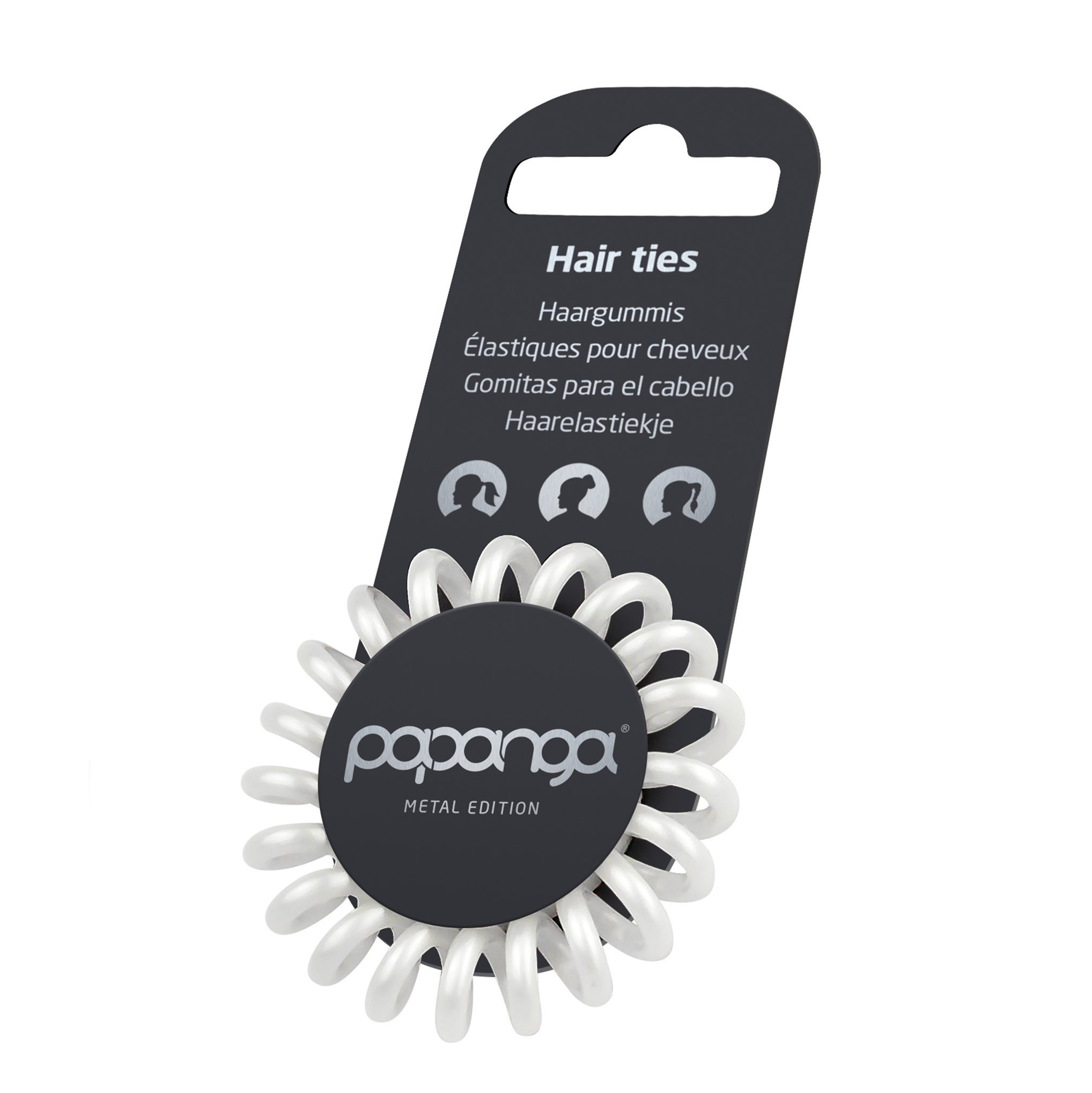 papanga-metal-edition-small-spiral-haargummi-white-pearl-wei image 1