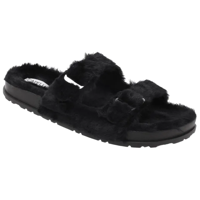 capelli-new-york-double-strap-slide-fell-pantoletten-gr-6 image 1