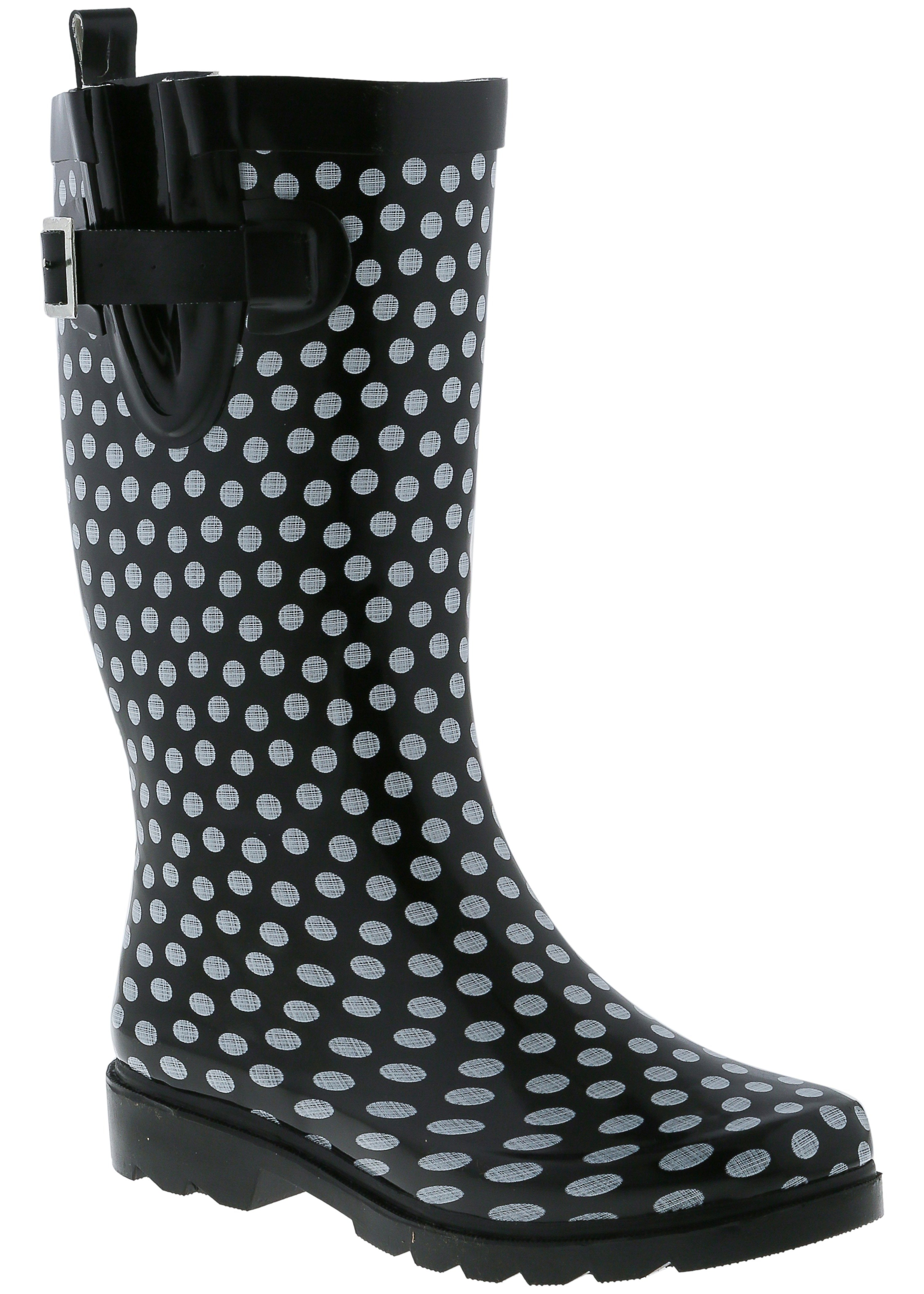 capelli-new-york-dots-regenstiefel-damen-hoch-gummi image 1