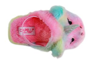 capelli-new-york-einhorn-kunstfell-hausschuhe-kinder image 4
